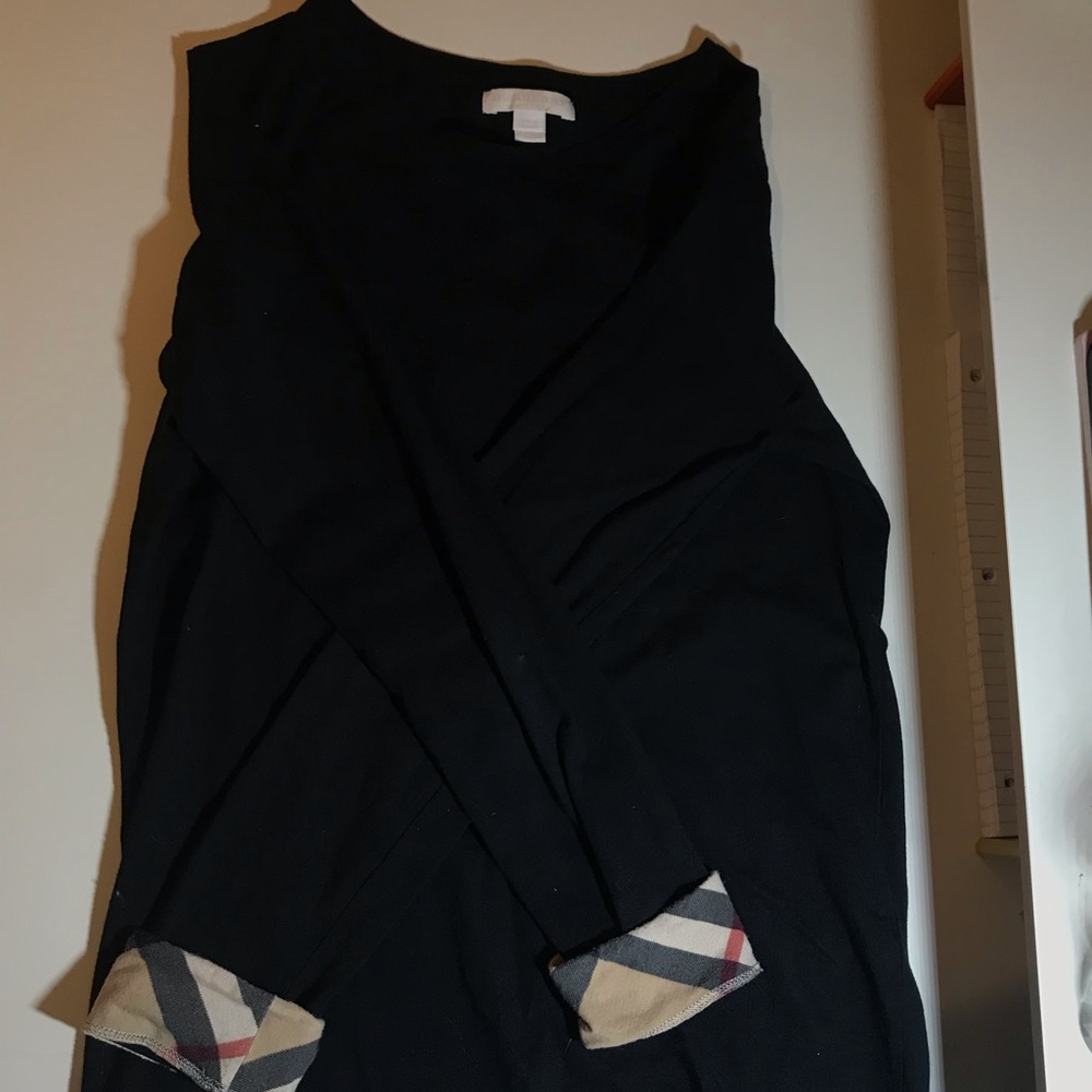 Burberry girls long sleeve check-detail